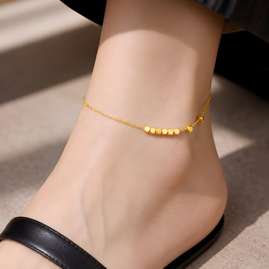 シリンダーチャーム アンクレット