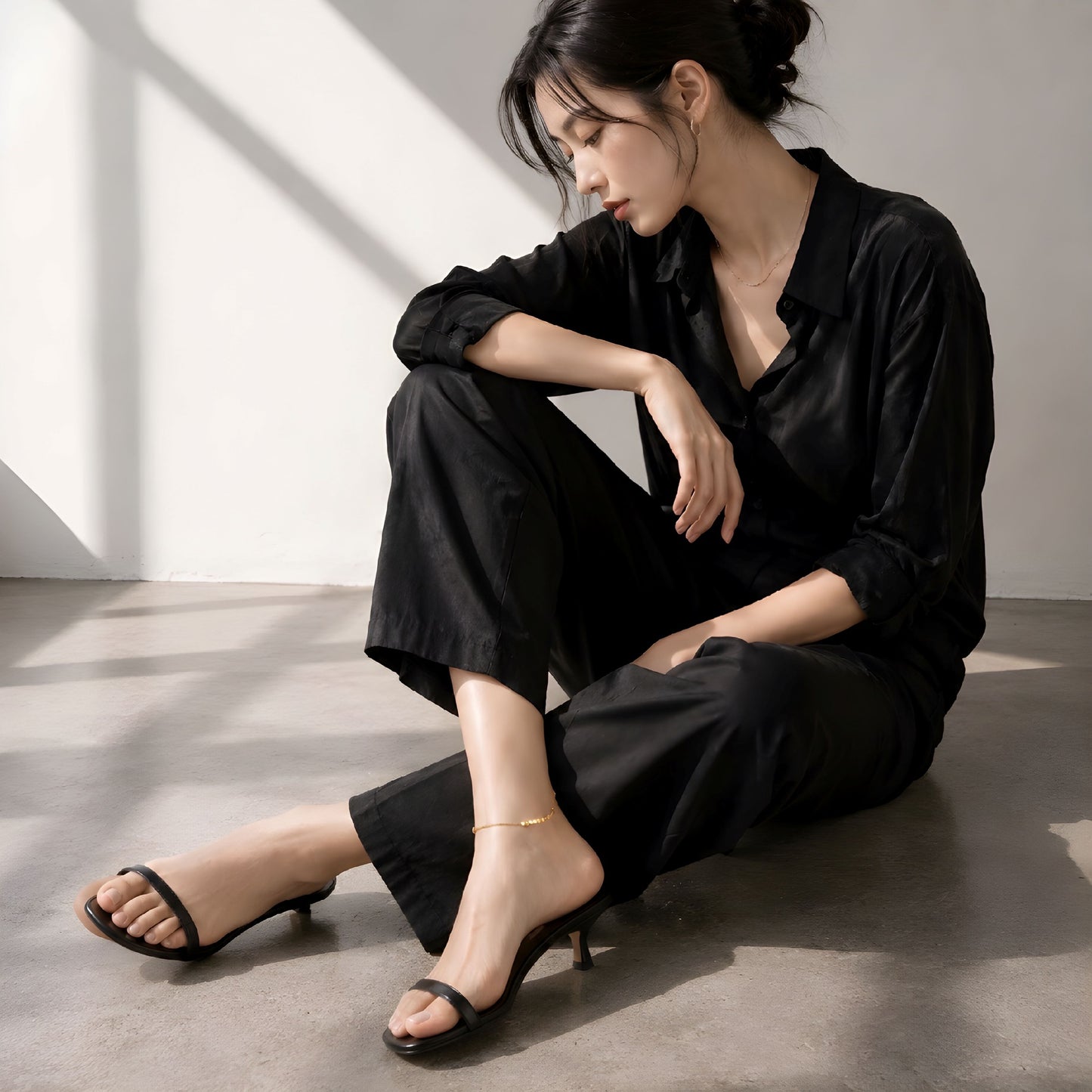 シリンダーチャーム アンクレット