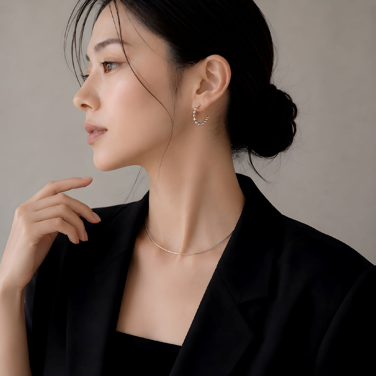ボール フープピアス