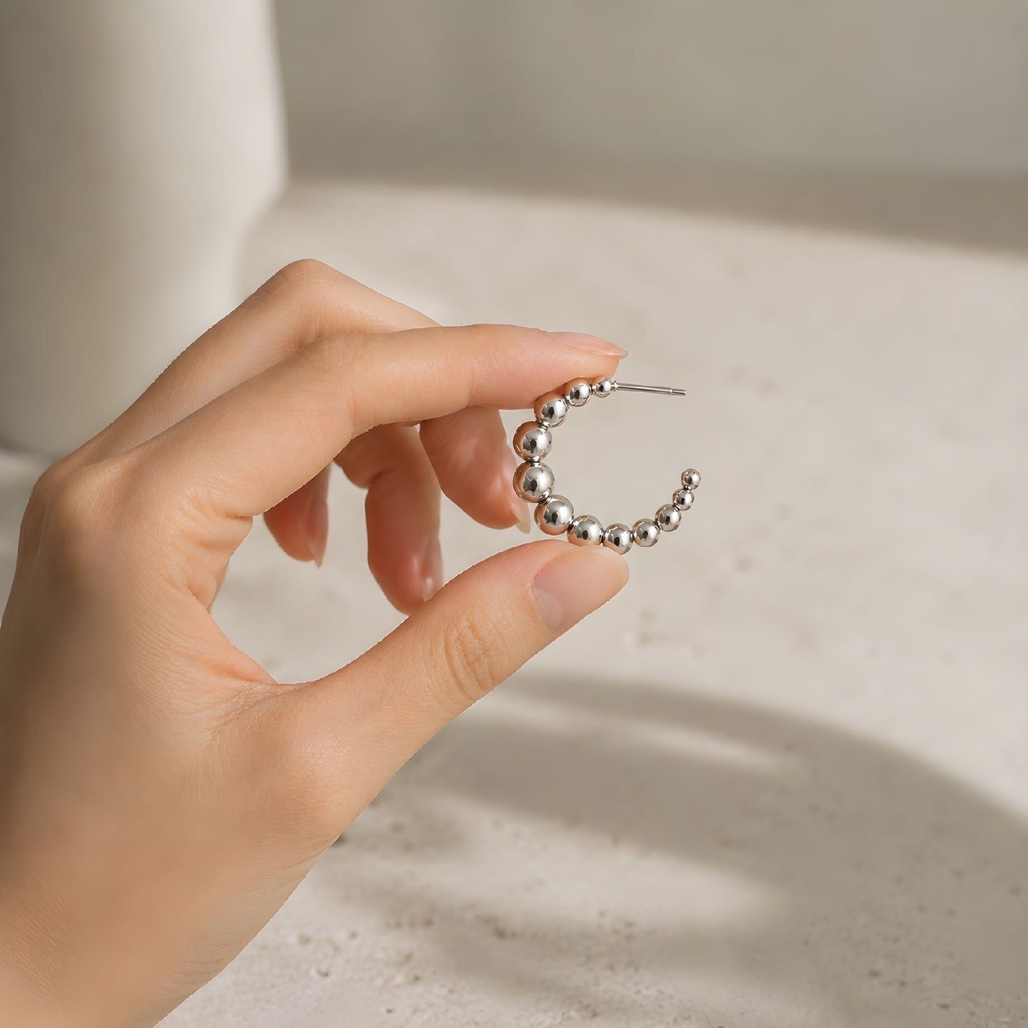 ボール フープピアス
