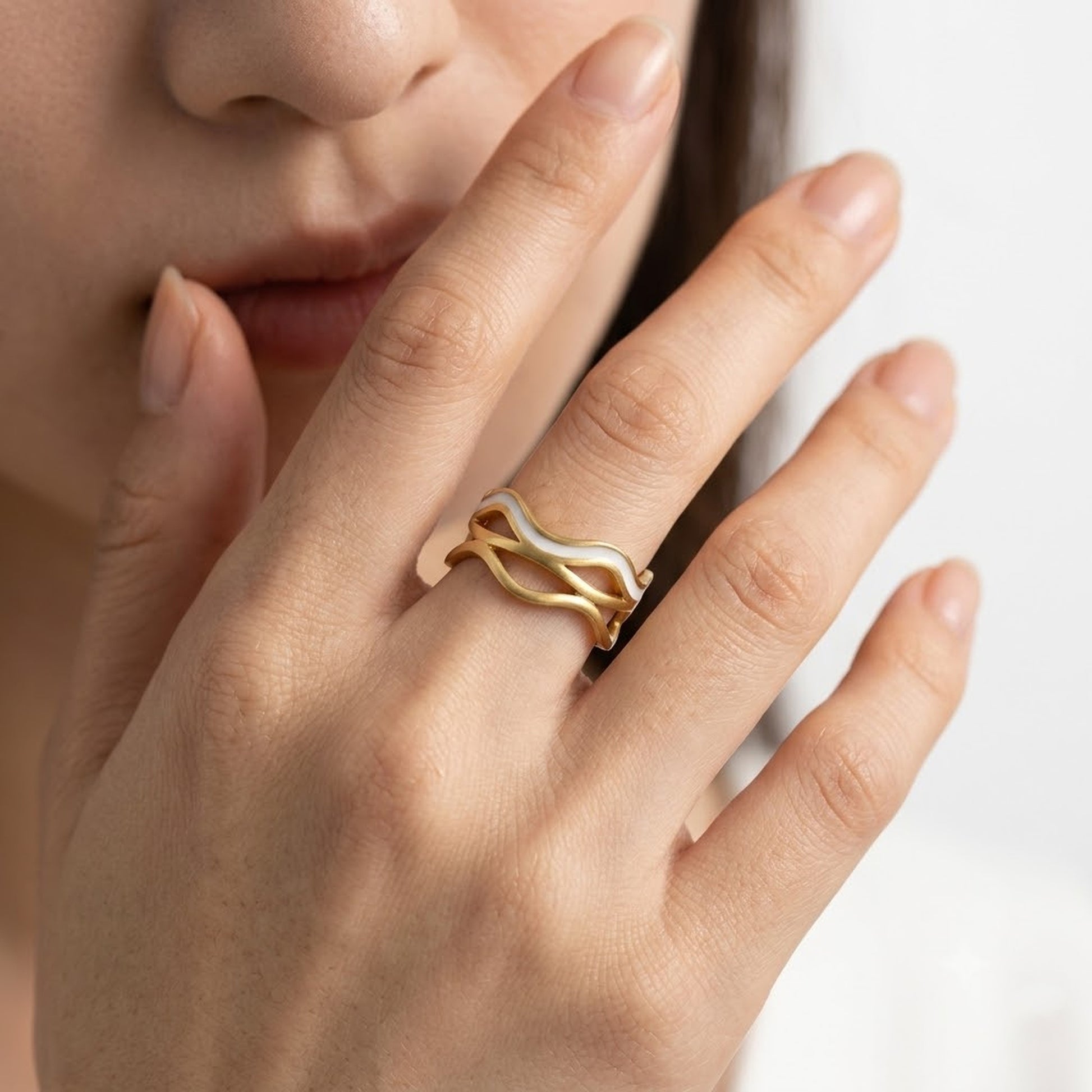 White × Gold
