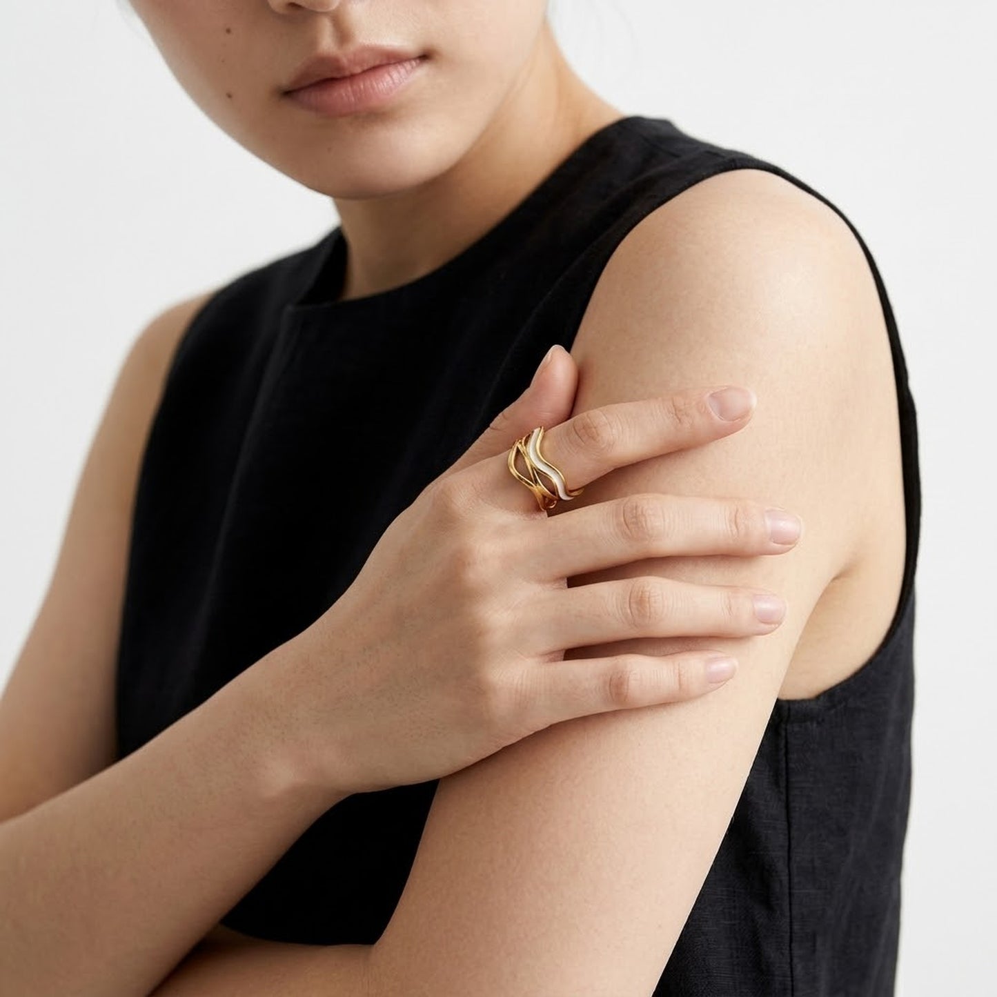 White × Gold