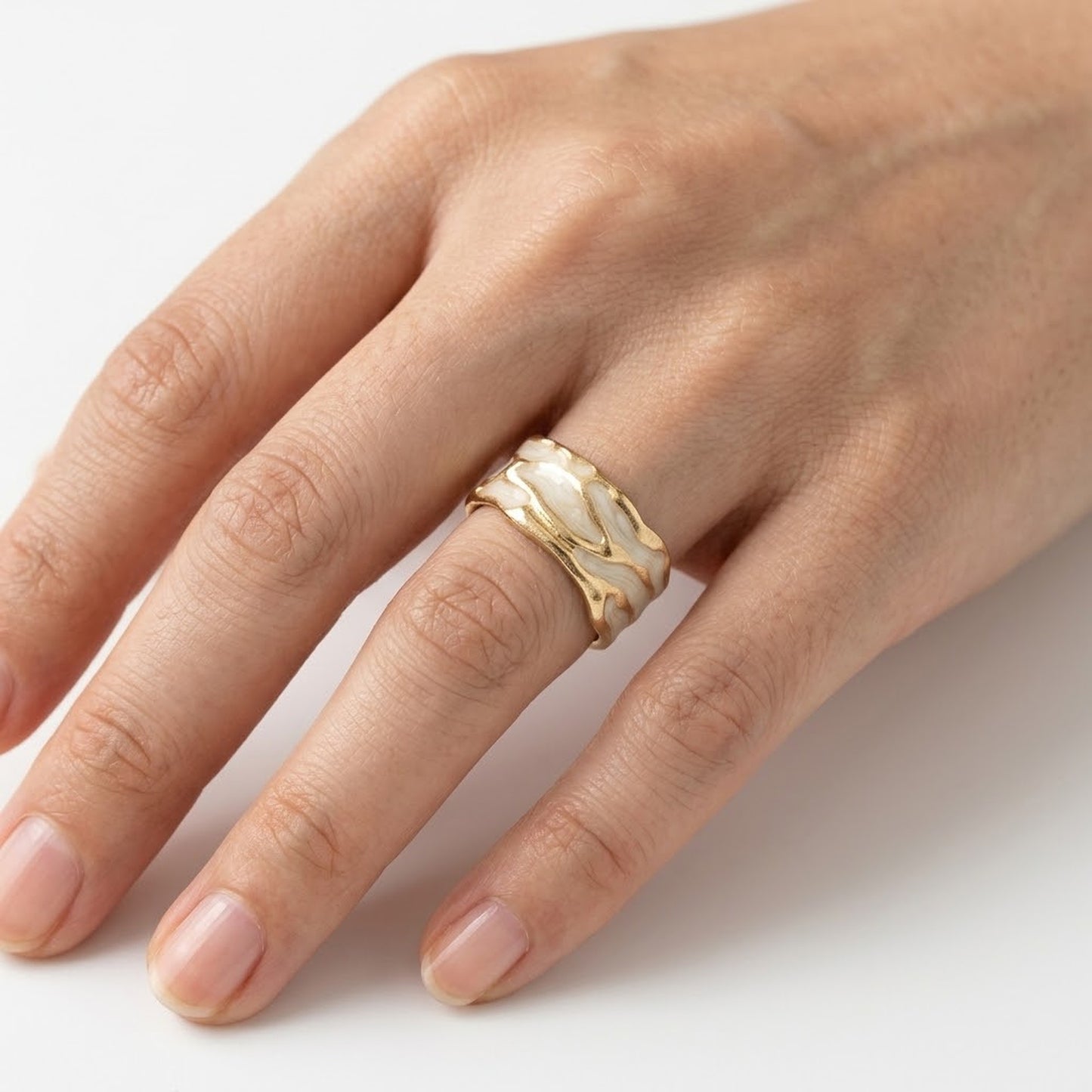 White × Gold