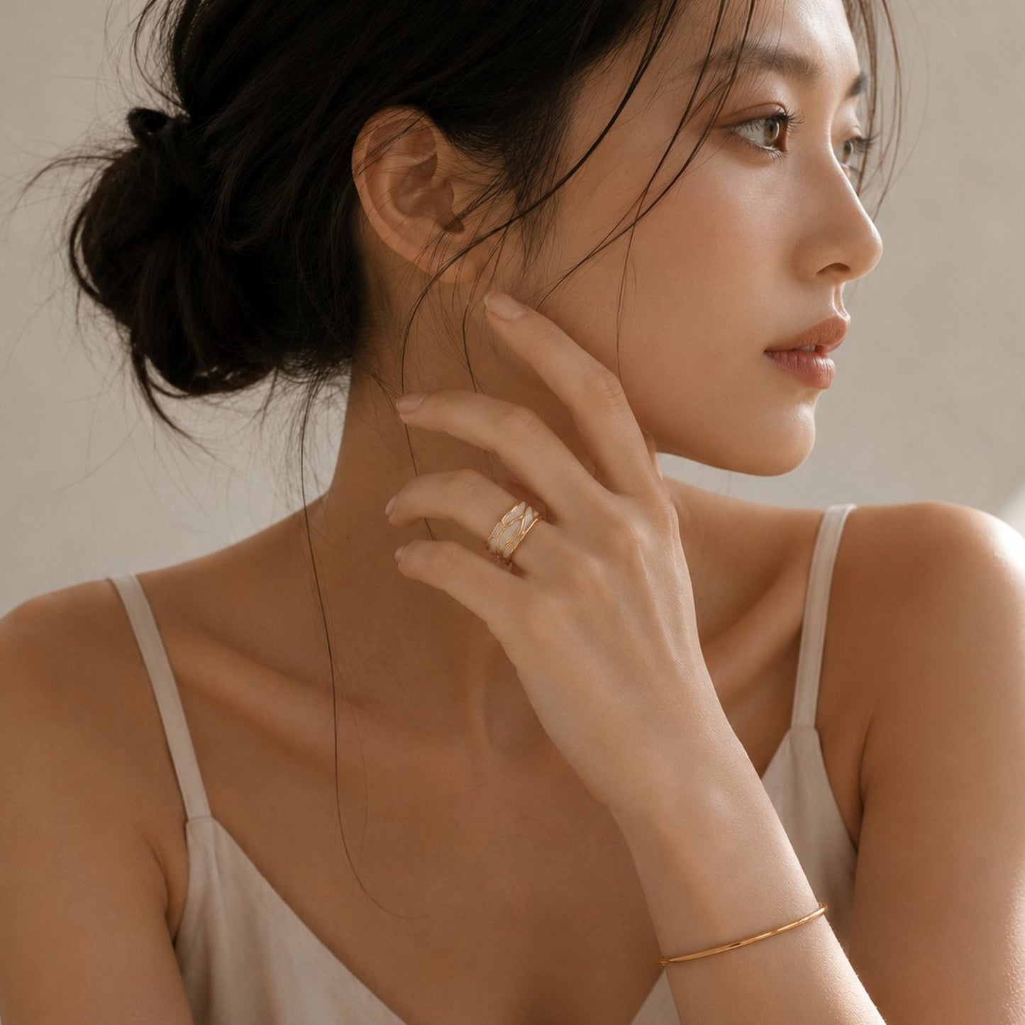 White × Gold