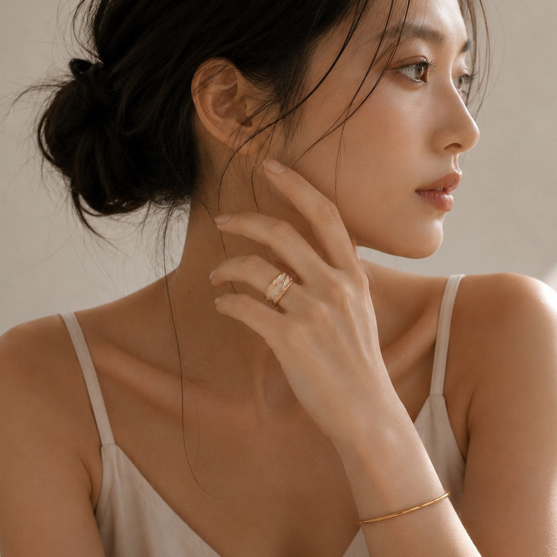 White × Gold