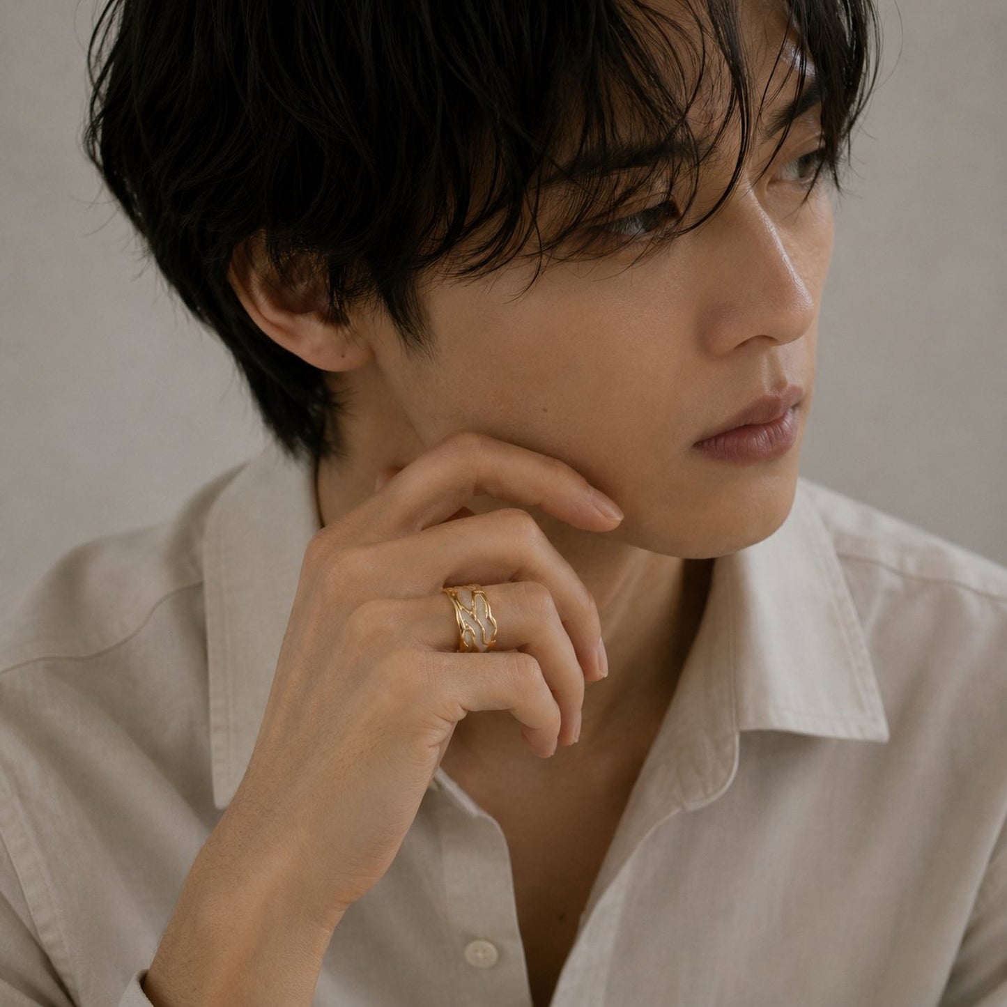 White × Gold