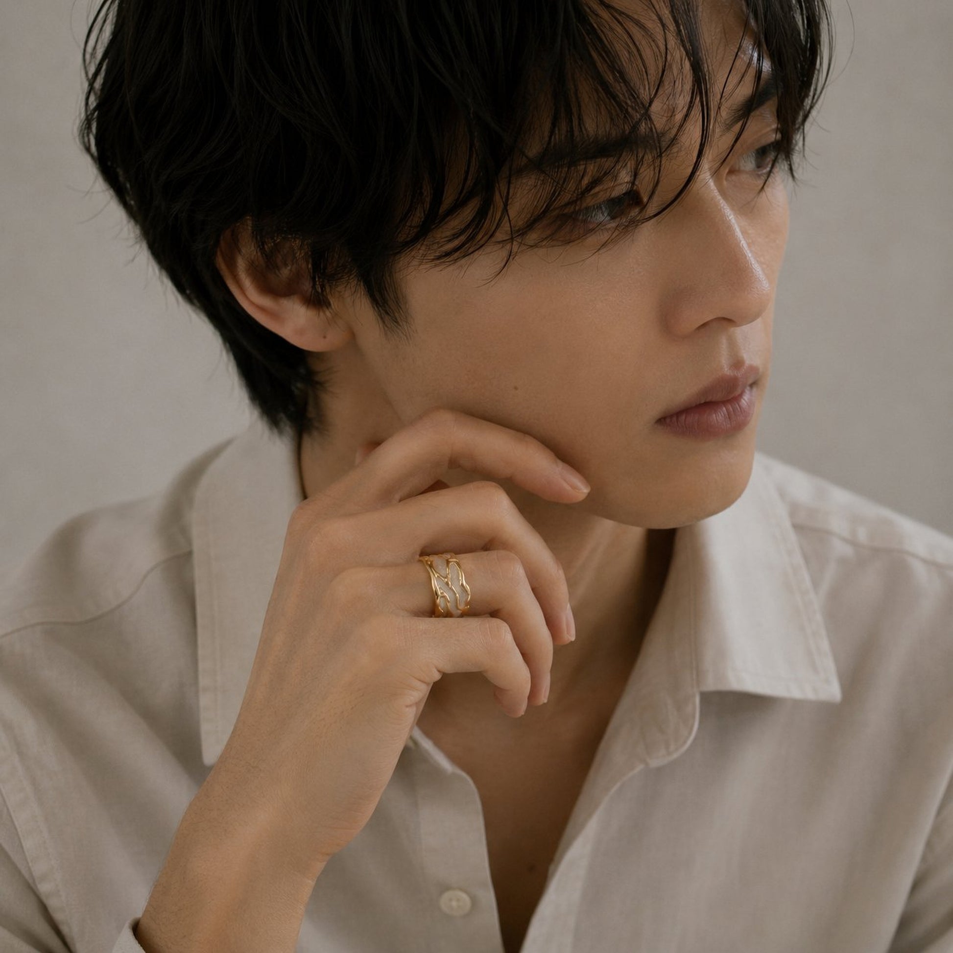 White × Gold