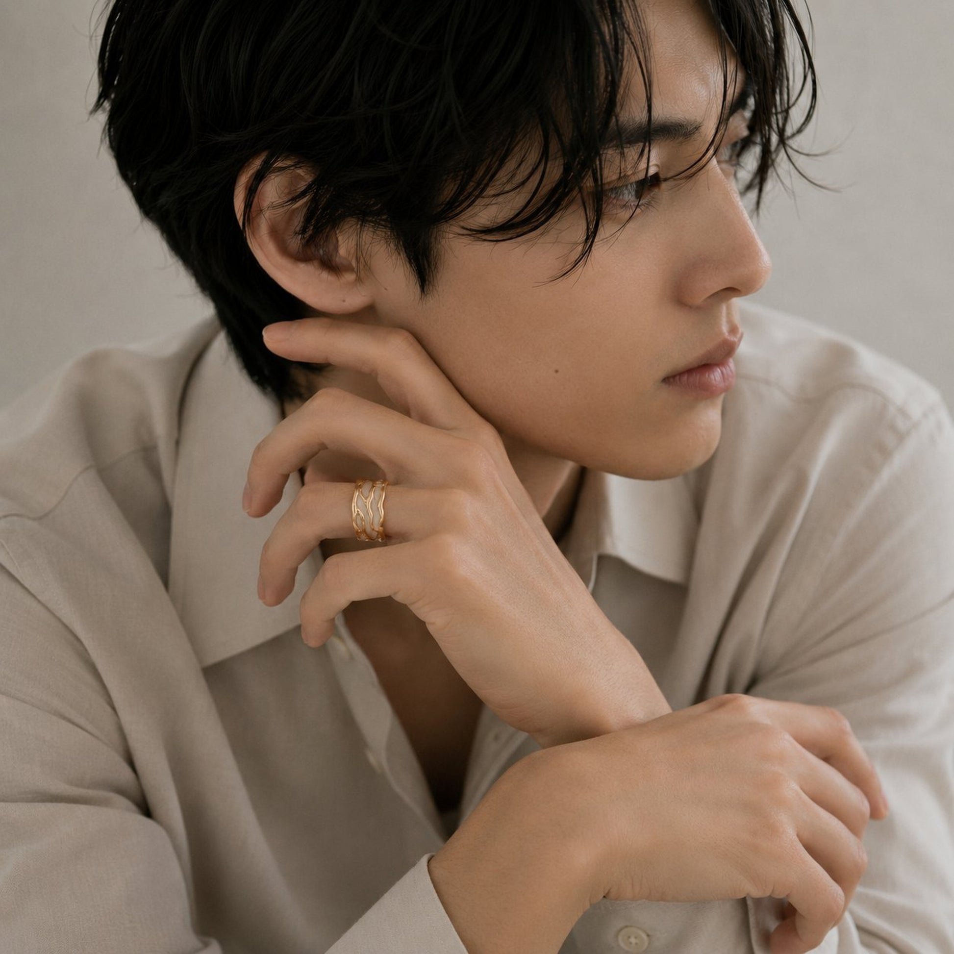 White × Gold